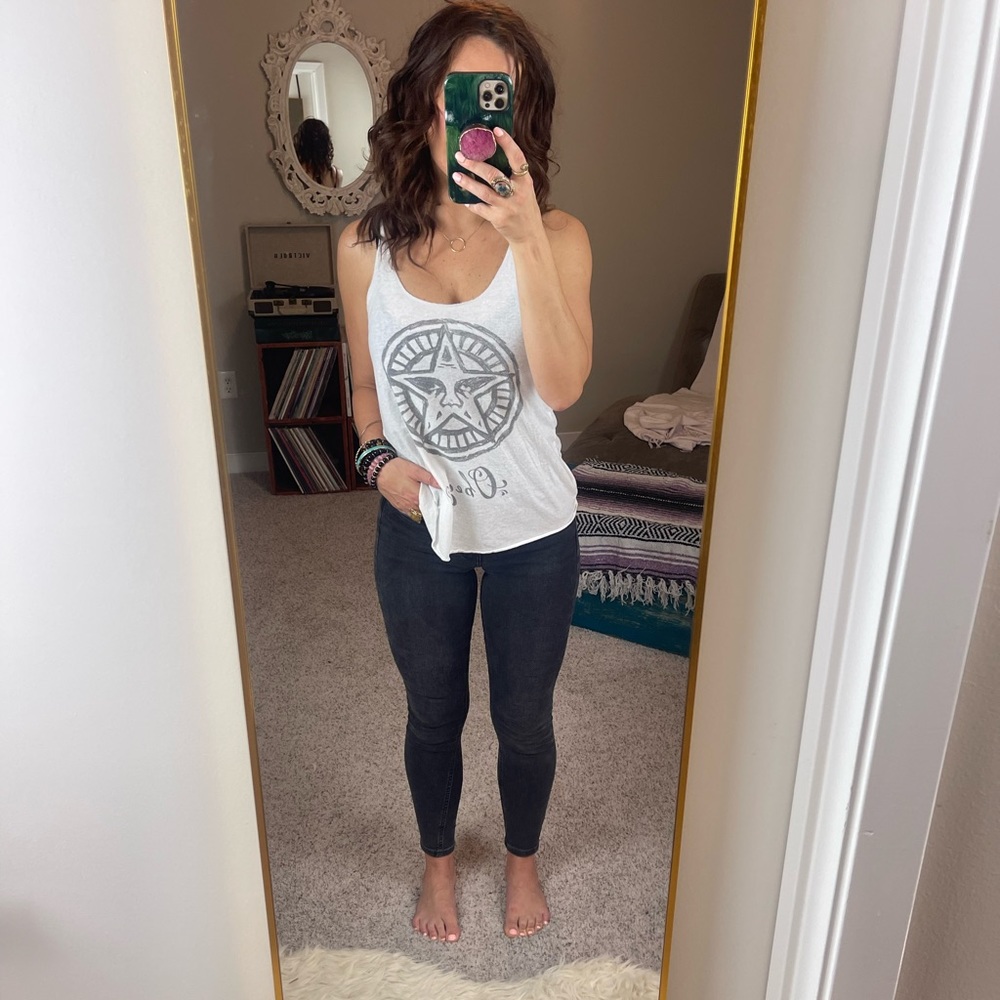 OBEY • Racerback Tank • White • M - Picture 6 of 11